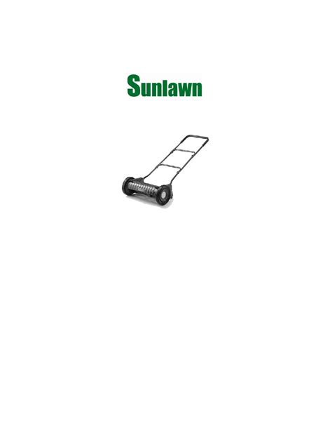 Sun Lawn LMM Manual pdf